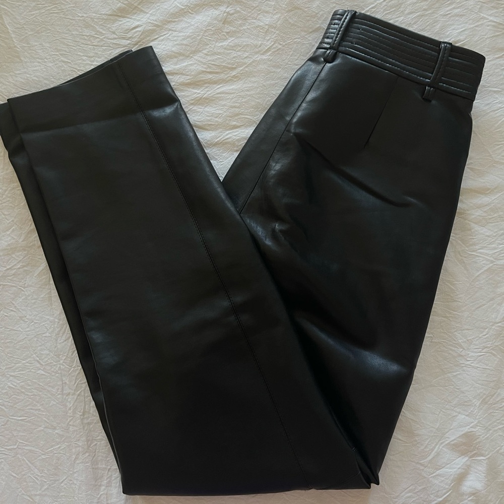 WILFRED MELINA VEGAN LEATHER PANTS